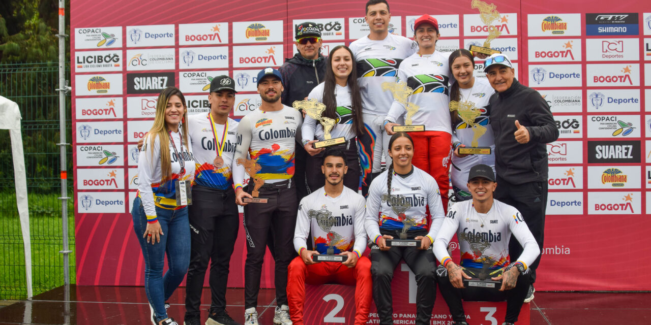 Con figuras como Diego Arboleda y Valentina Muñoz, Antioquia impone su nivel en el BMX y domina el podio en Bogotá