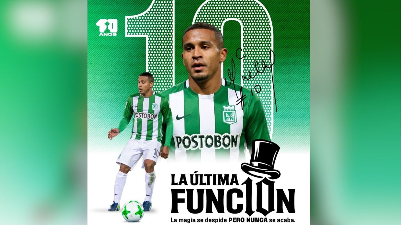 Nacional anunció la despedida del "Mago" Macnelly Torres en el Atanasio Girardot