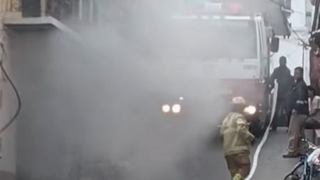 Se incendió una casa de valor histórico en Marinilla, Oriente Antioqueño