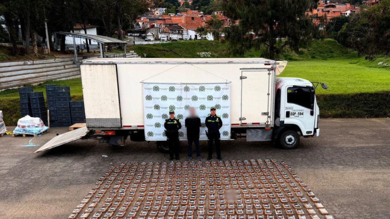 Con pérdidas millonarias: incautan más de media tonelada de cocaína en La Ceja y capturan a una persona