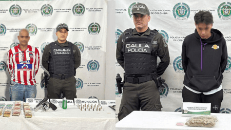 Estarían extorsionando en Castilla: capturados alias "Megan" y alias "Mi Drago" en Medellín