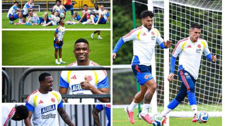 Siguen llegando los convocados a la concentración de la Selección Colombia. Nestor Lorenzo ya recibió a los hombres del gol Luis Suárez, Jhon Córdoba y Luis Díaz y ya llegaron a la concentración de la Selección Colombia