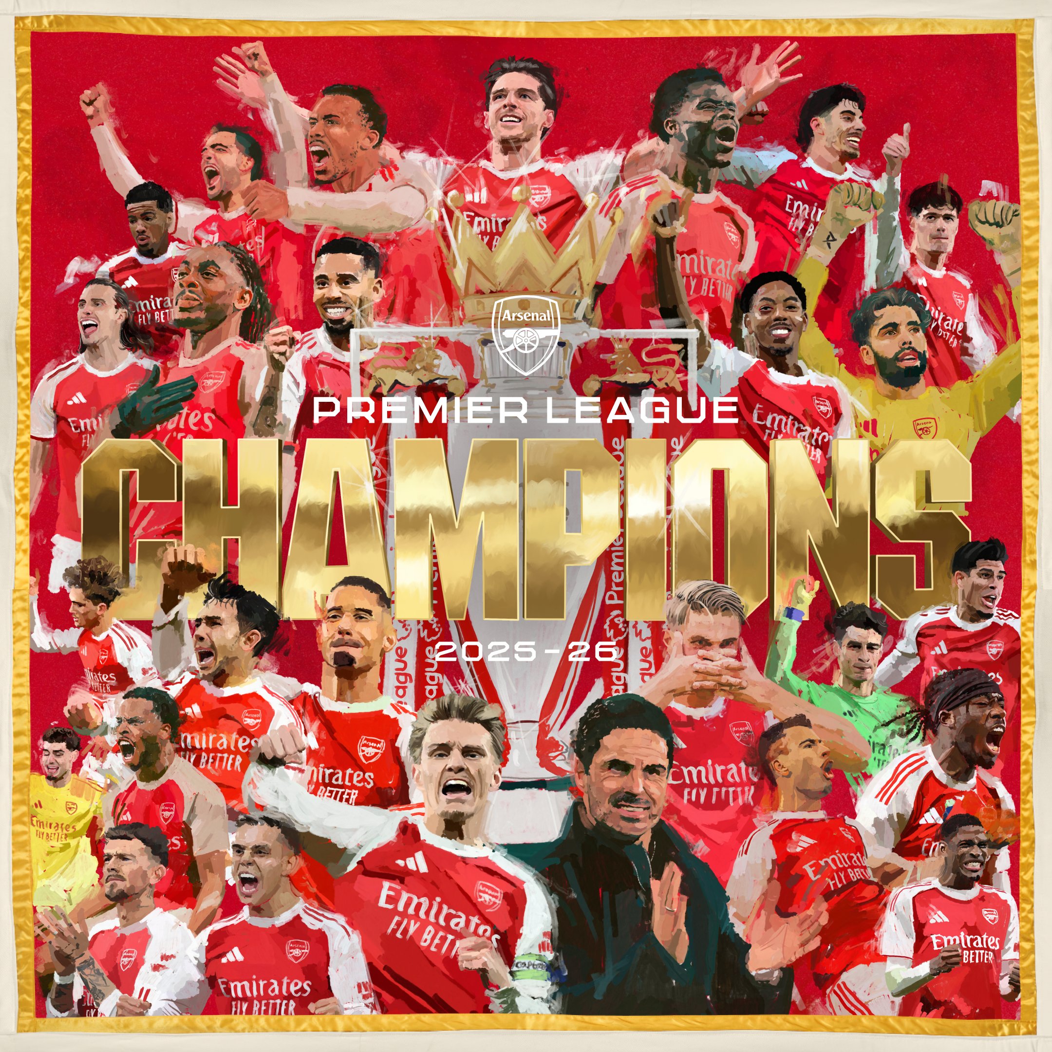 Luego de quedar subcampeones 5 veces, Arsenal vuelve a ganar la Premier League 1 Arsenal