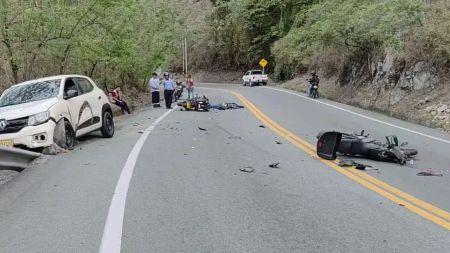 Motociclista murió en accidente de tránsito en la vía entre Santa Fe de Antioquia y Cativo KATH NO ENTER 40