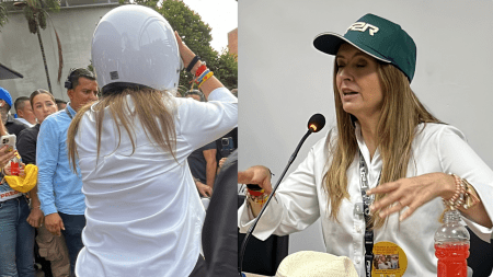 Paloma Valencia cerró campaña en Medellín y hasta en moto montó Paloma Valencia cerró campaña en Medellín y hasta en moto montó