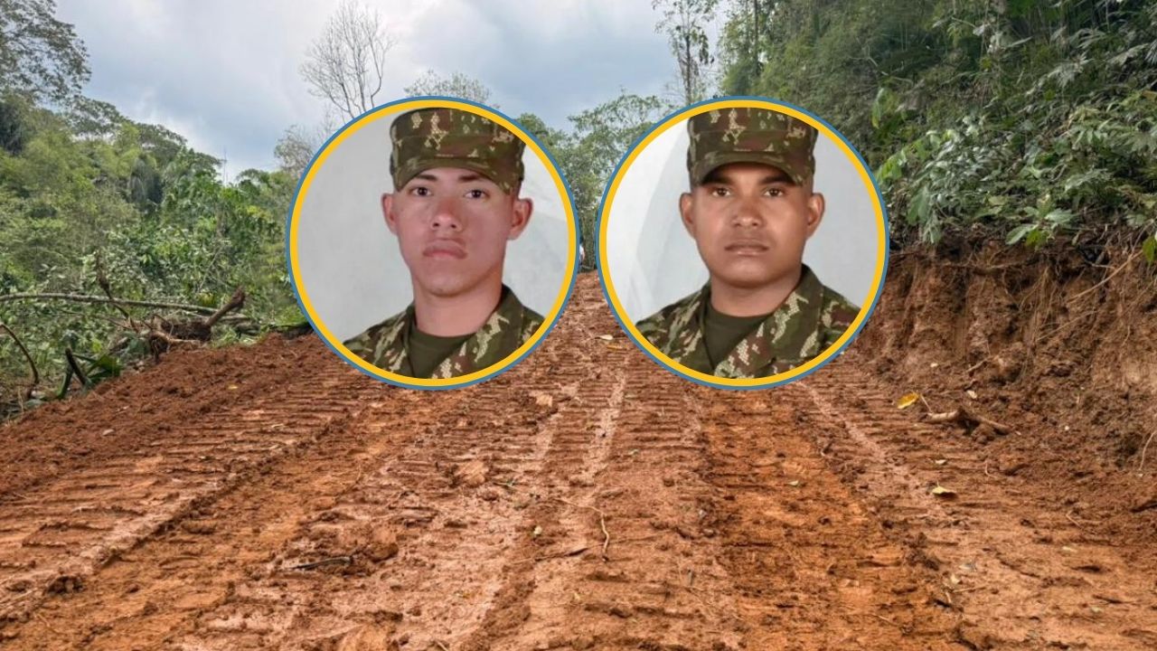 Ellos serían los dos soldados que fueron asesinados en combates con el Clan del Golfo en Urrao