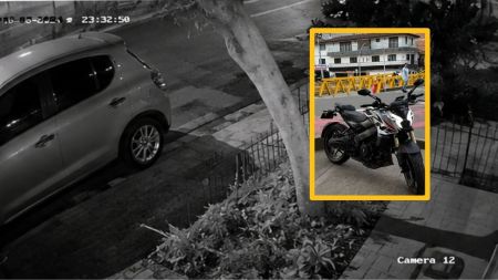 Le robaron la moto a Juan en Sabaneta y todo quedó en video