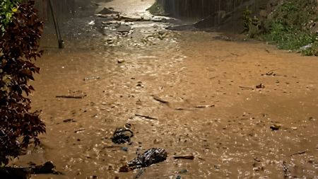 La granizada en Betulia dejó afectado a más de uno con casas destechadas y calles inundadas