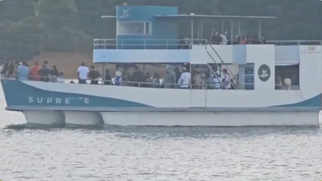 Se tiró sin chaleco al embalse de El Peñol y ya van dos días buscando a Alexander de 22 años