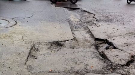 El puente de La Limona en Itagüí "sacó la mano" otra vez con el mismo hundimiento de hace meses