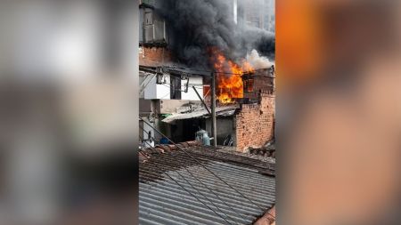 Emergencia en Itagüí: incendio consumió una vivienda en el sur del Valle del Aburrá