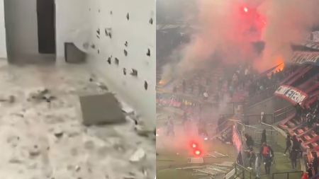 VIDEO: Así terminó la tribuna norte luego de protestas de los hinchas del DIM en el Estadio Atanasio Girardot Tribuna Norte estadio