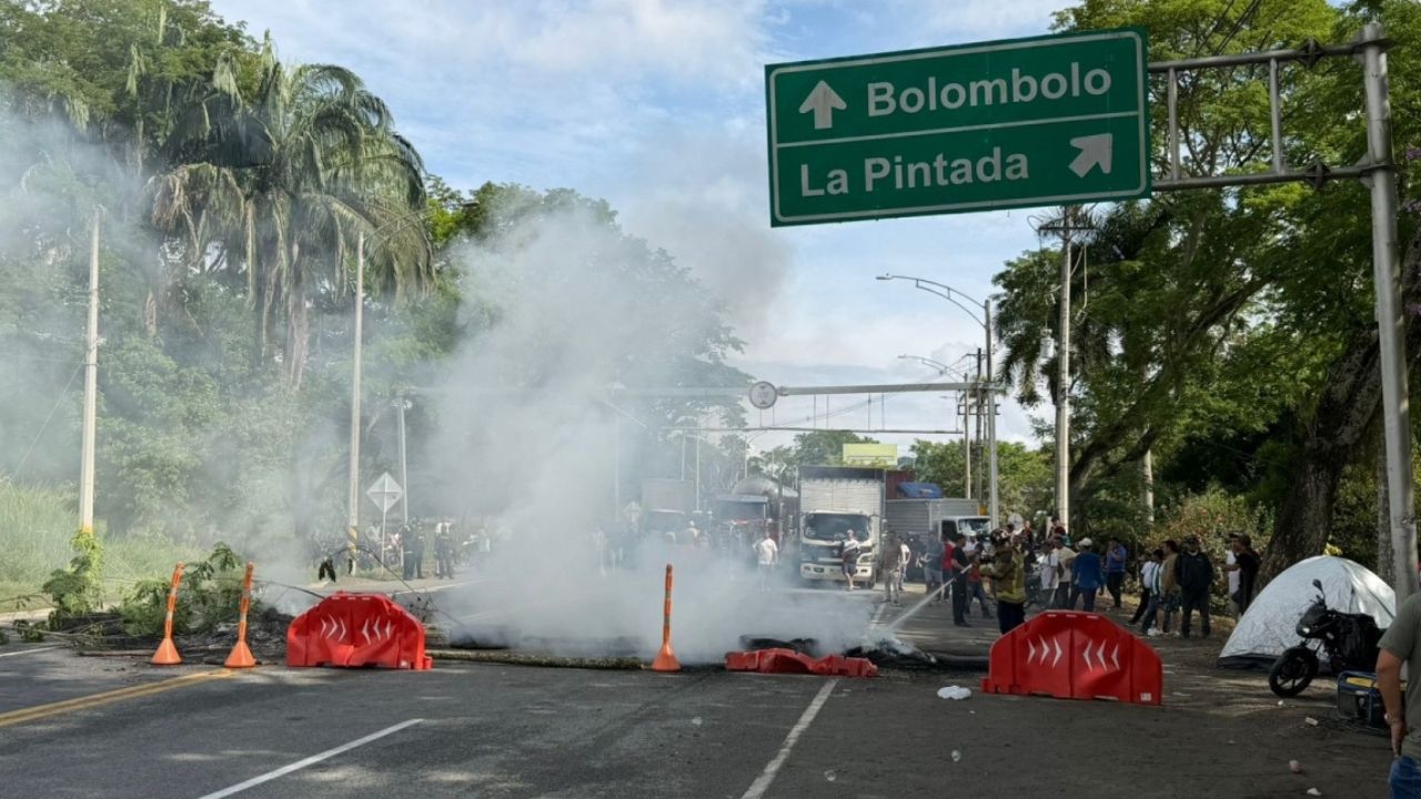 Levantan paro en La Pintada, luego de varias horas de diálogo