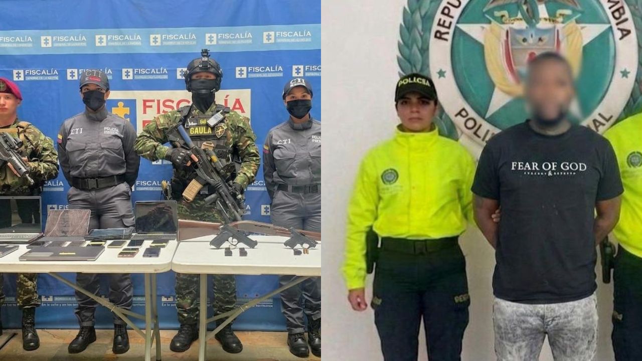 Operativo acabó con red de trata de personas y narcotráfico en Medellín: capturan a un hombre y decomisan armas y droga