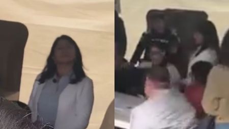 Abuchearon a ex guerrillera Sandra Ramírez en pleno puesto de votación