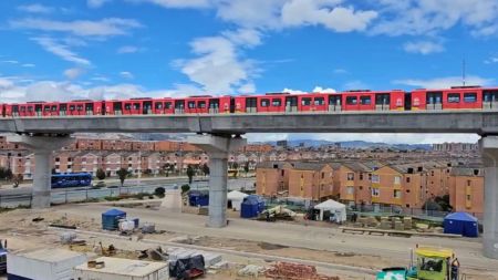 VIDEO: Primeras imágenes del Metro de Bogotá andando Metro de Bogotá