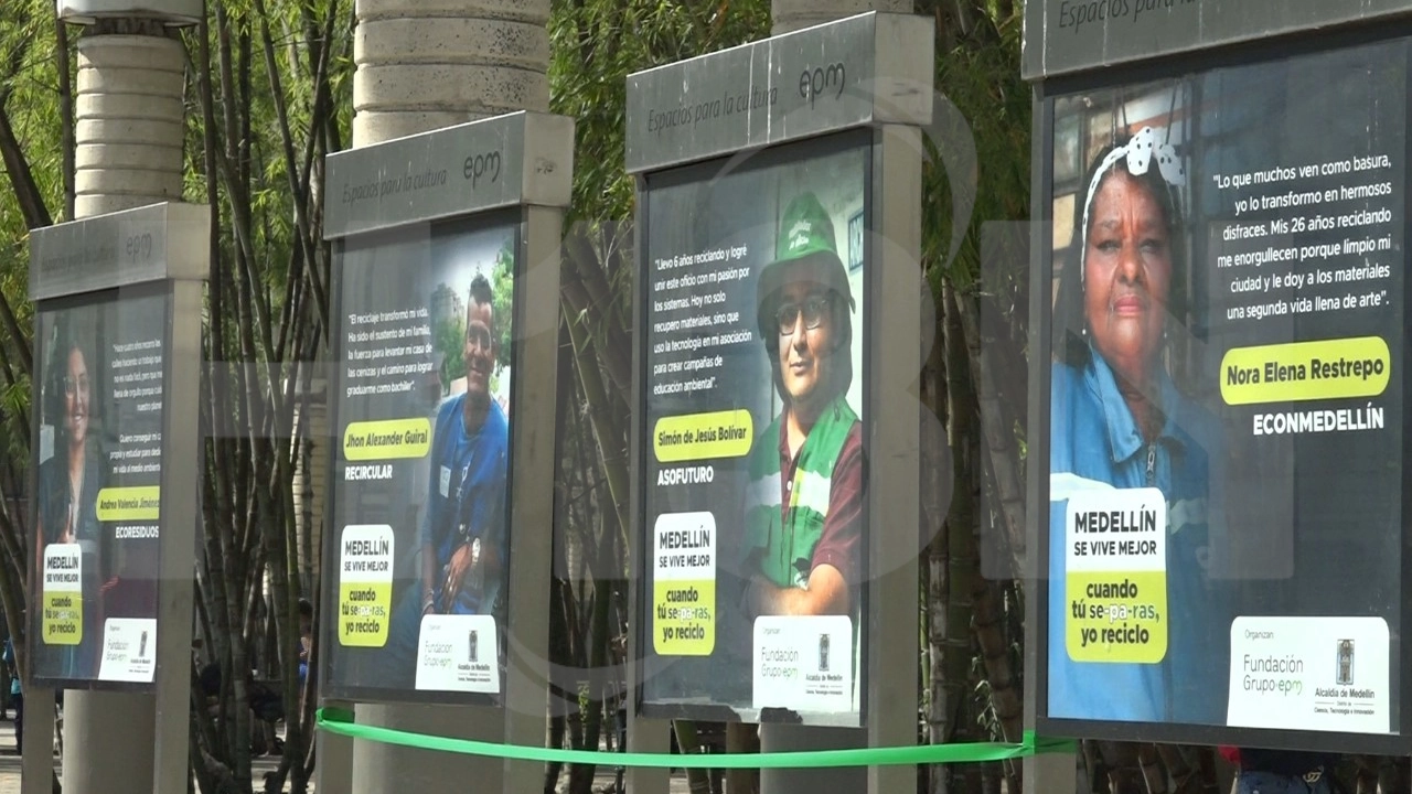 Los rostros que cuidan Medellín: exposición honra a recicladores de la ciudad Los rostros que cuidan Medellín: exposición honra a recicladores de la ciudad