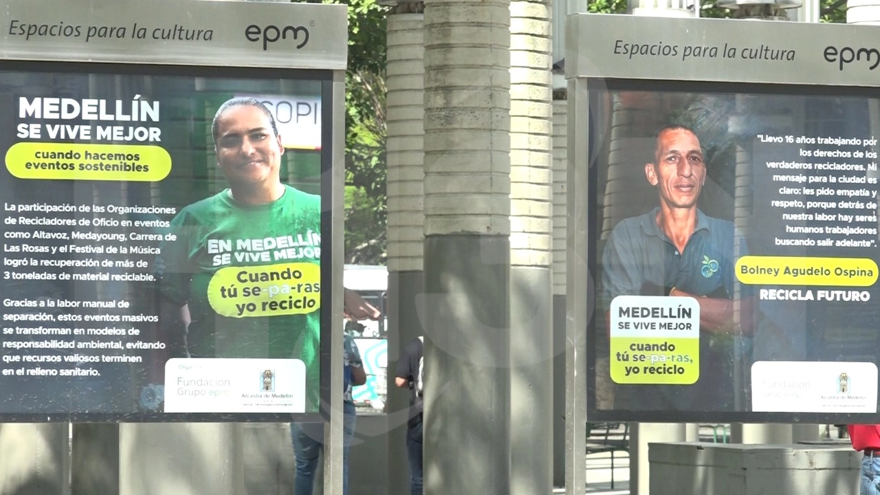 Los rostros que cuidan Medellín: exposición honra a recicladores de la ciudad 1 Los rostros que cuidan Medellín: exposición honra a recicladores de la ciudad