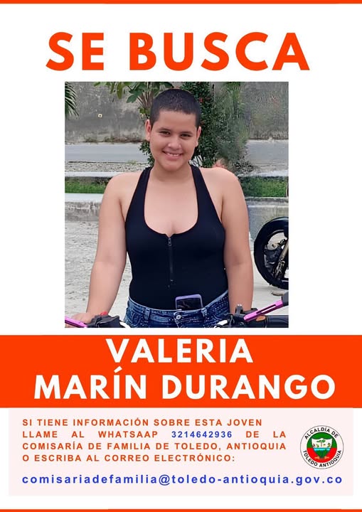Buscan a Valeria Marín, de 16 años, desaparecida en Toledo