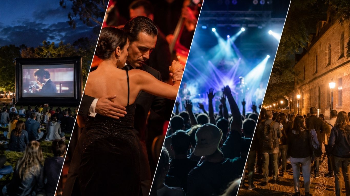 Cine, danza urbana, tango y recorridos nocturnos: así será la agenda cultural del fin de semana