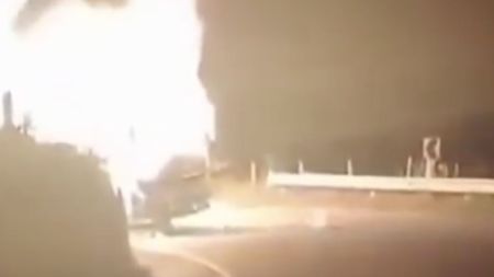 VIDEO| Tensión en el Nordeste: reportan quema de un bus en la vía entre Yalí y Maceo KATH NO ENTER 39