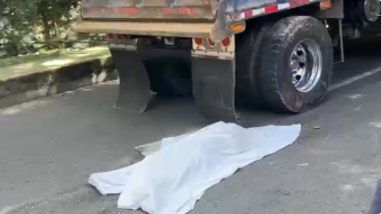 Accidente con una volqueta en Belén dejó una persona muerta