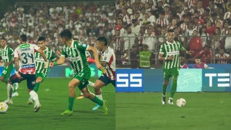 Nacional jugó sin pena ni gloria en Barranquilla, el verde dejó muchas dudas
