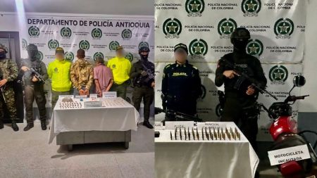 Operaciones militares contra el Clan del Golfo en Concordia dejan tres capturados y arsenal incautado