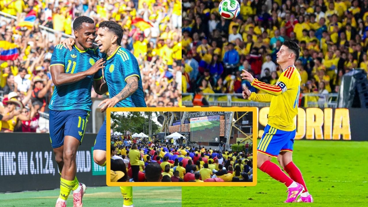 Medellín se prepara para alentar a Colombia con Fan Zones y pantallas gigantes en toda la ciudad