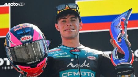 Colombiano David Alonso en MotoGP2