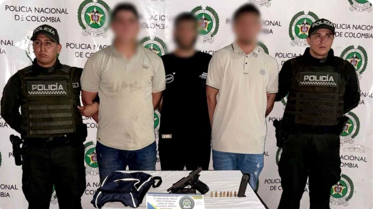 ¿Un bolso los delató? Capturan a tres hombres por porte ilegal de armas en Anorí
