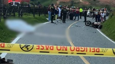 Dos personas murieron en accidente de tránsito en Belmira
