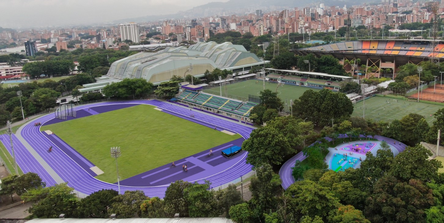 Avanzan las obras de remodelación en la pista de atletismo para ser el escenario del Campeonato Panamericano