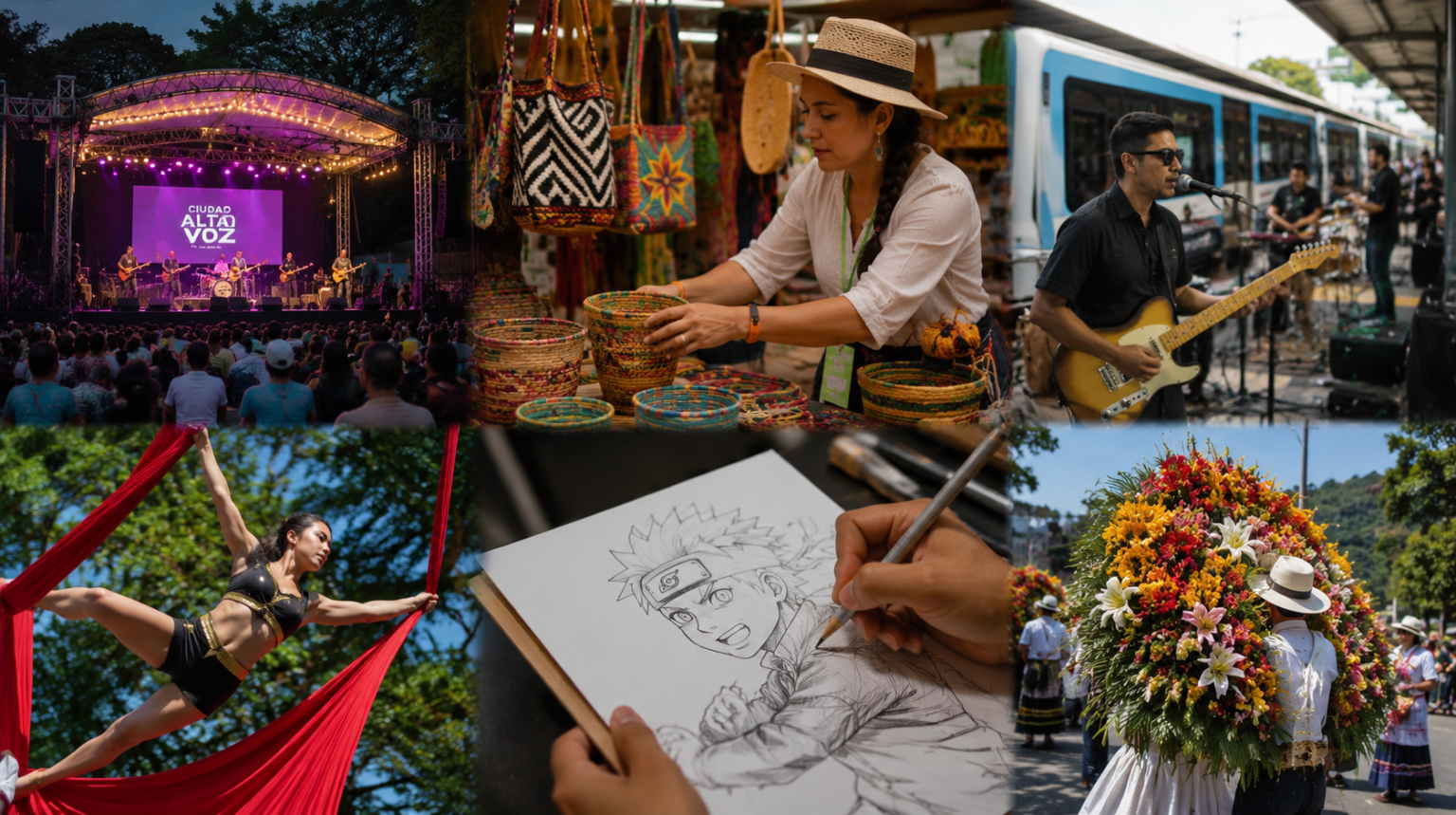 Agenda cultural: música, artesanías, circo y tradición para disfrutar este fin de semana