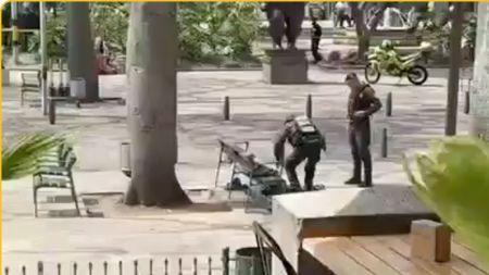 Controlada situación por material explosivo en la Plaza Botero; hay un capturado Controlada situación por material explosivo en la Plaza Botero; hay un capturado