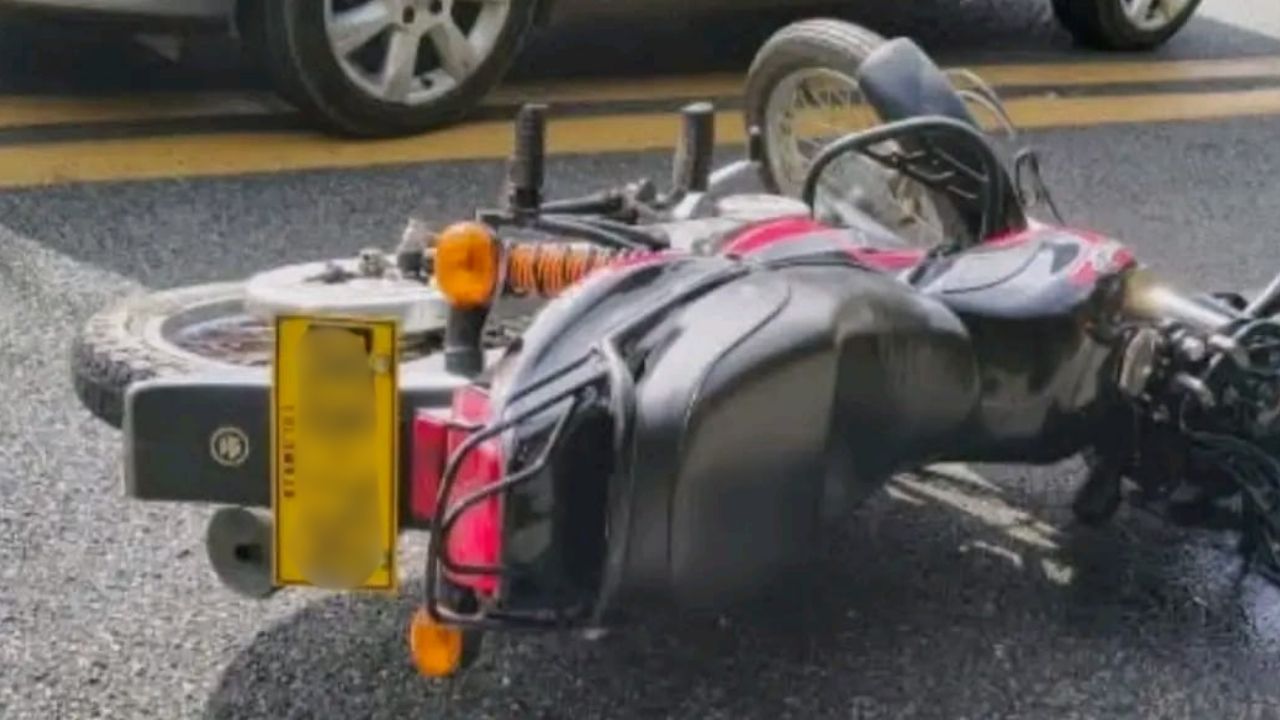 Accidente de tránsito en la variante Las Palmas dejó un motociclista fallecido