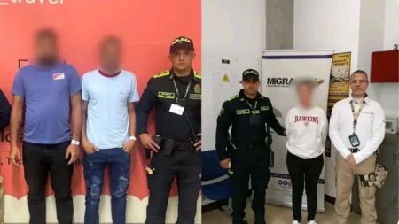Tres colombianos fueron capturados en el aeropuerto José María Córdova tras arribar desde Panamá