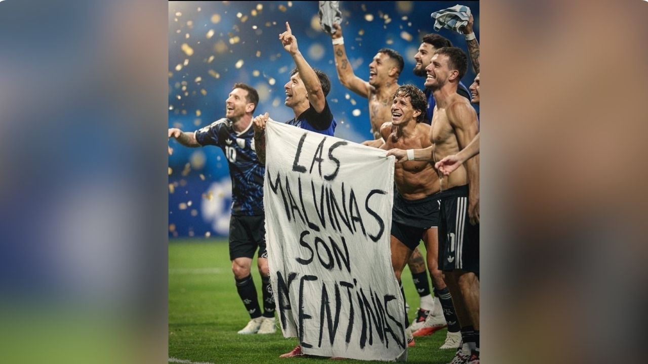 ¿Jugadores argentinos se pueden perder la final? Pancarta sobre las Islas Malvinas podría traer sanciones