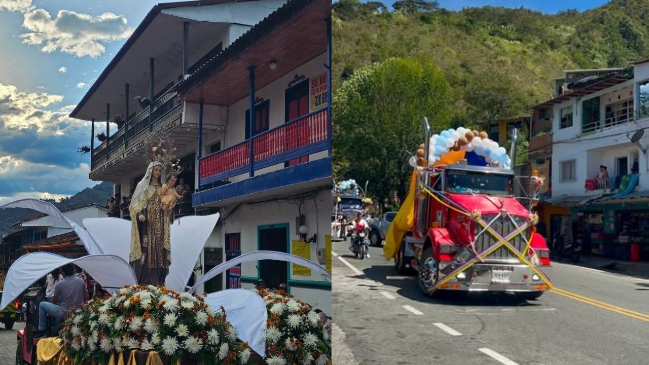 VIDEO: Así se vivió la fiesta de la Virgen del Carmen en los municipios de Antioquia