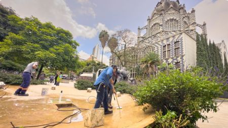 Medellín invierte más de $1.500 millones para mantener bonitas las fuentes ornamentales de la ciudad