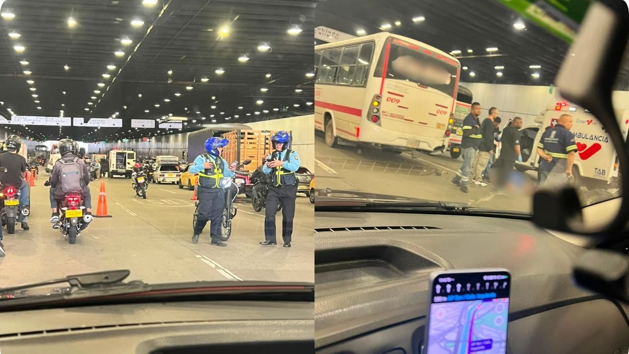 Investigan las causas de un accidente de tránsito en el soterrado de Parques del Río que dejó un fallecido