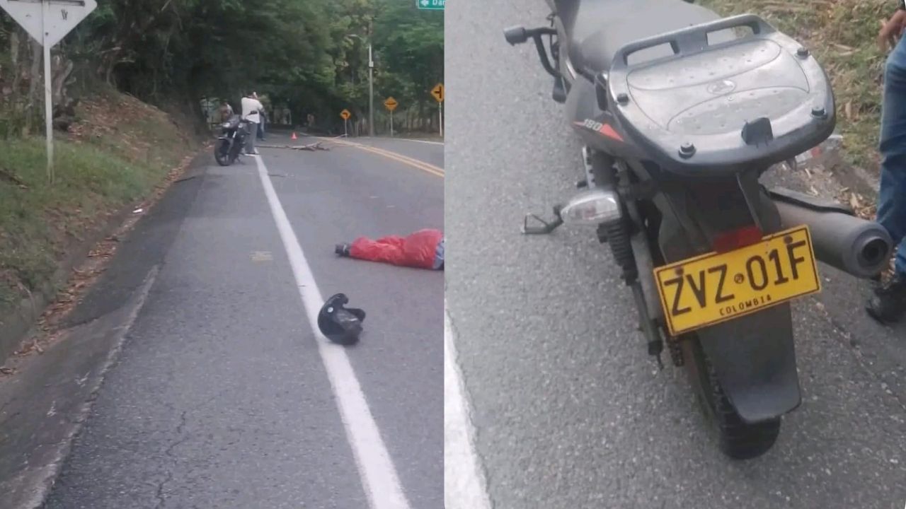 Motociclista murió tras chocar contra un tractocamión en la vía La Pintada–Medellín