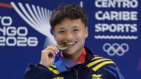 Deivi suma oro para Colombia en la disciplina de patinaje artístico en los Centroamericanos