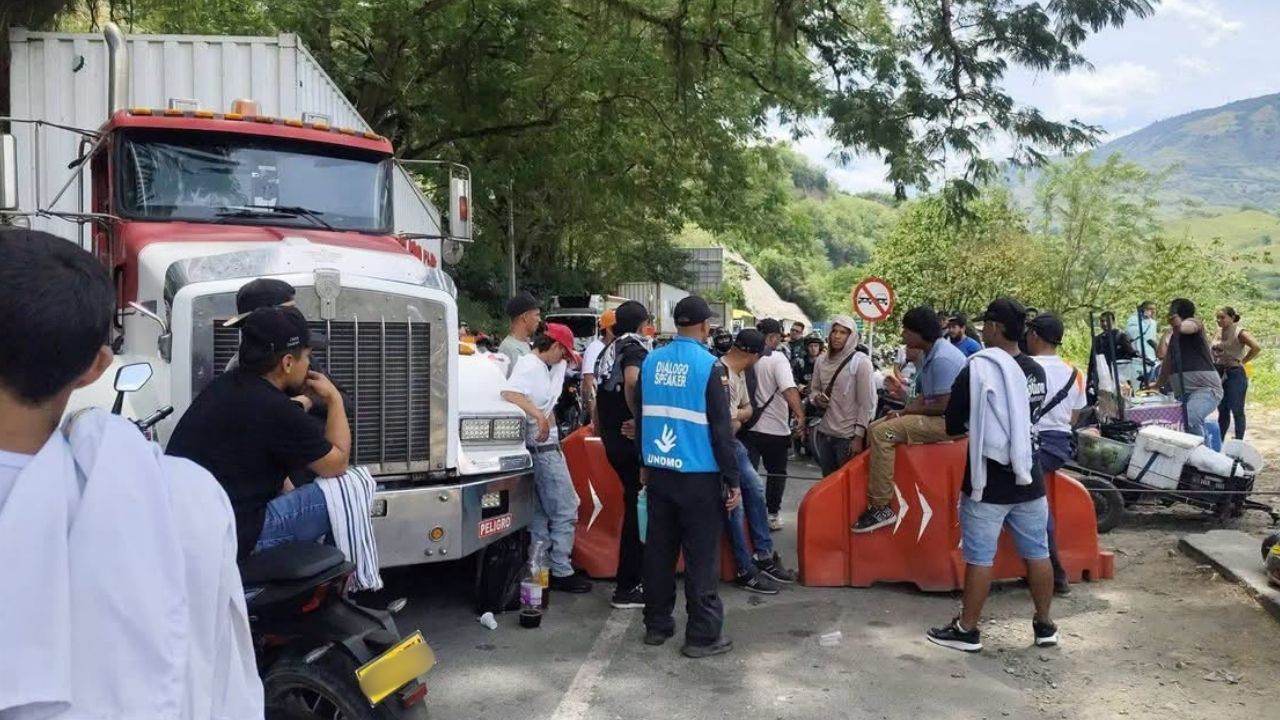 Levantan protestas de mineros en la Troncal de Occidente luego de varias horas de protesta