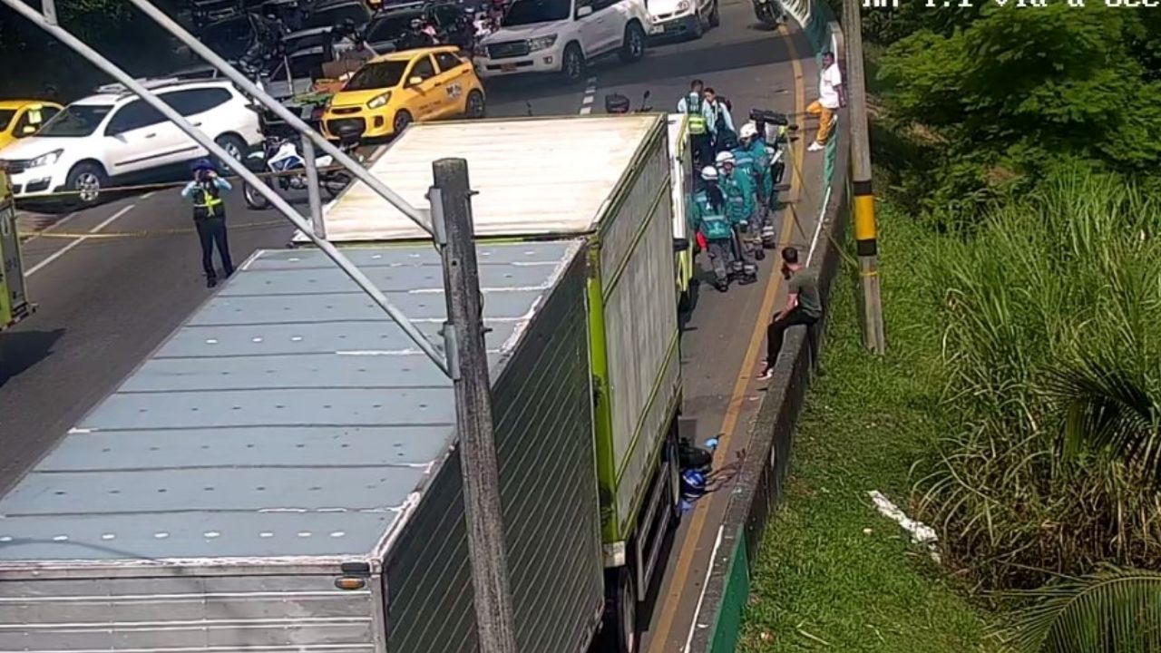 Siniestro vial provoca cierre en el viaducto del Túnel de Occidente, a la altura de Blanquizal