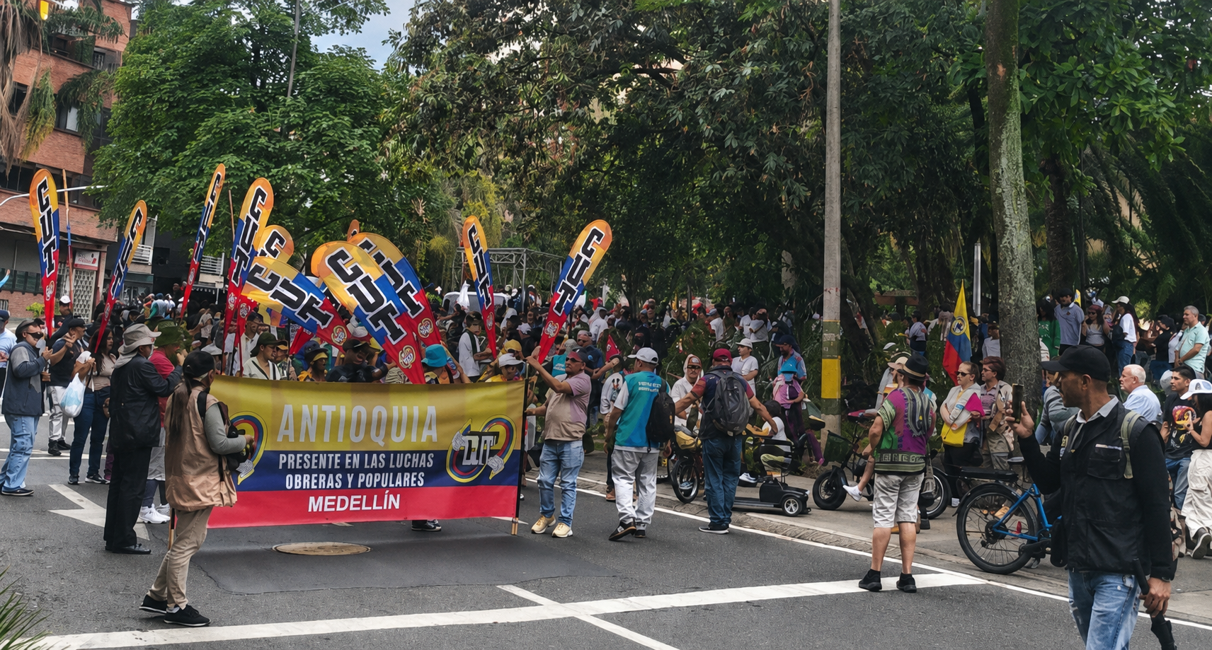 ¿Va para el centro? Reportan movilización ciudadana por las calles de Medellín