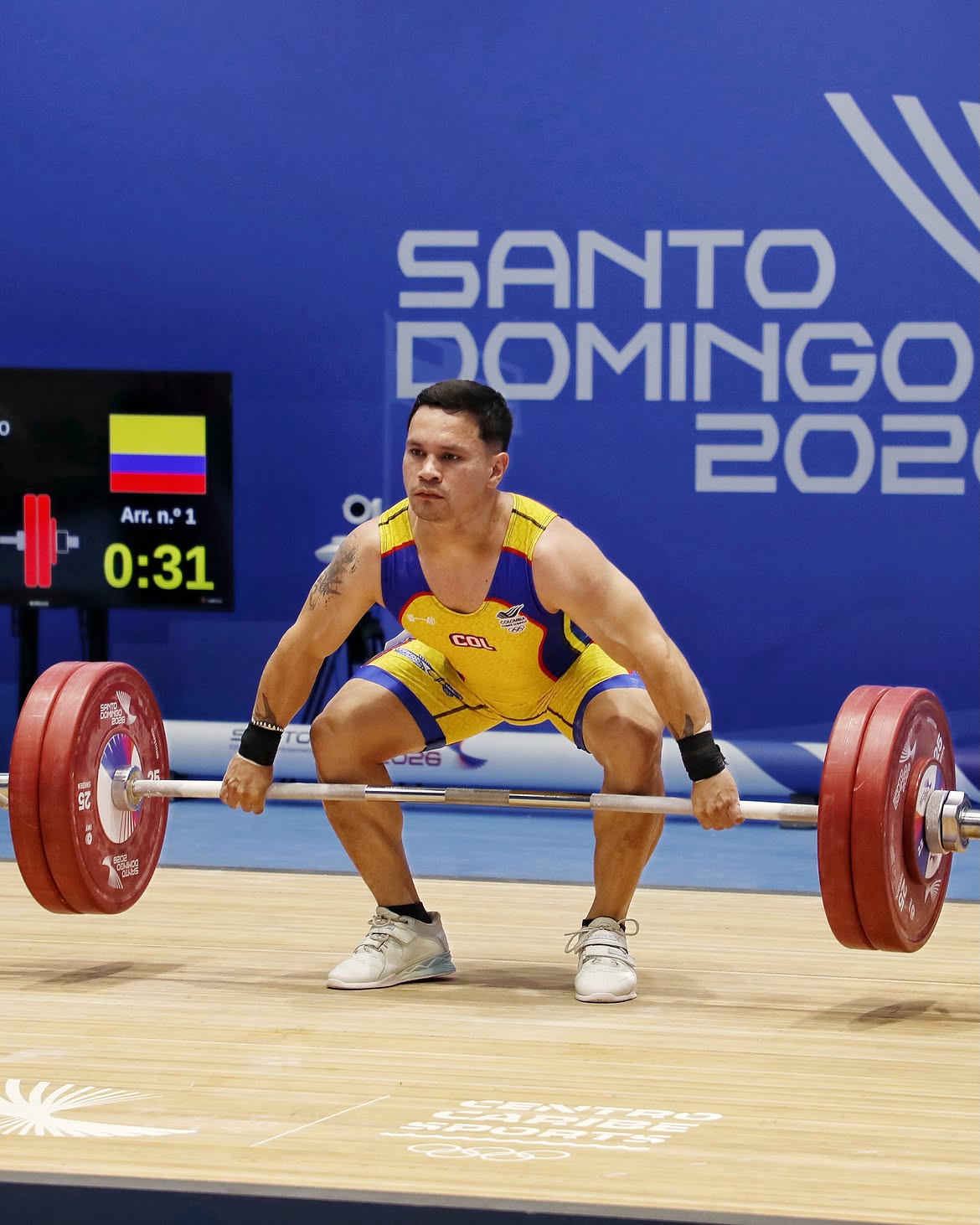 🏋️ ♂️ ¡Hector Garcia volvio a levantar a Colombia hasta lo mas alto del podio 🥇🇨🇴Con un reg
