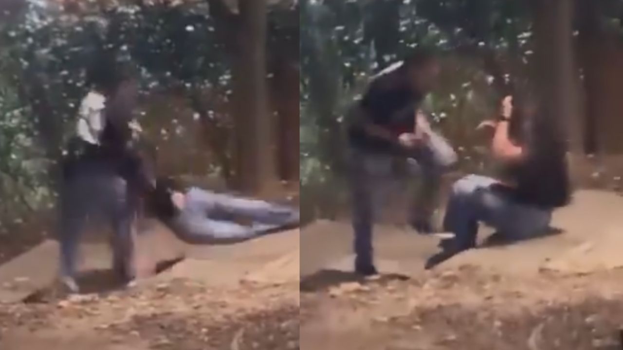 VIDEO: Denuncian hecho de violencia contra una mujer en Robledo, Medellín