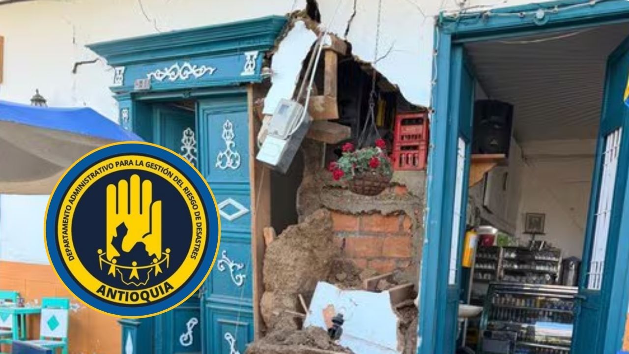 DAGRAN reporta 697 viviendas afectadas en Antioquia: 1 fallecido y 12 lesionados tras terremoto