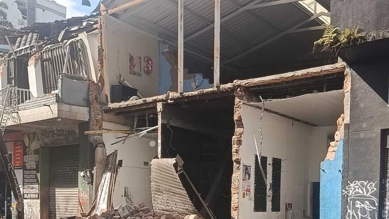 En FOTOS: así se perciben las secuelas del sismo en calles y comercios de Pereira